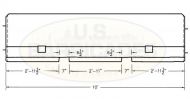 Concrete Median Barrier 10ft - Midwest