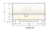 Concrete Security Barrier 5ft. 2000lbs - Midwest