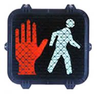 LED Pedestrian Signal 16x18 Side by Side - Full Hand, Full Person