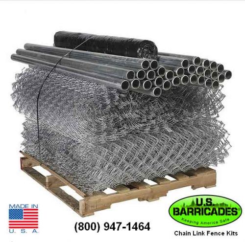 Galvanized Steel Chain Link Fence Kit - 200ft