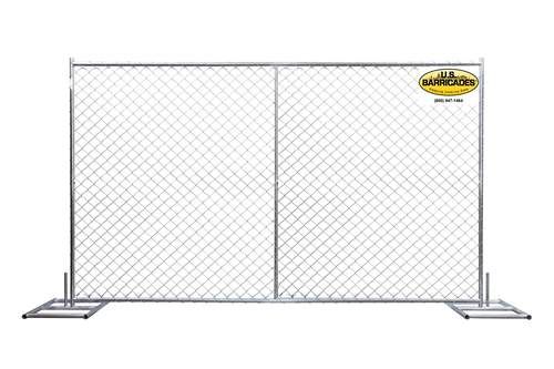 Temporary Chain Link Fence Panel 6ft x 12ft
