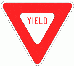 YIELD Traffic Sign (R1-2)