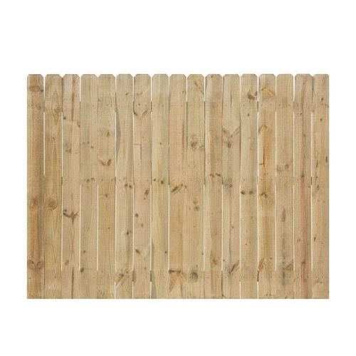 6 ft. H x 8 ft. Northern Pine Dog Ear Fence Panel