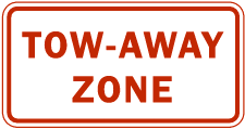 TOW-AWAY ZONE (R7-201)