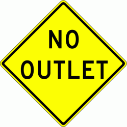 NO OUTLET (W14-2)